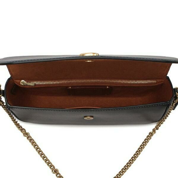 コーチ ショルダーバッグ ブルック フラップ チェーンバッグ ワン