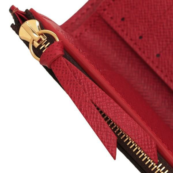 ルイヴィトン 財布 LOUIS VUITTON N41659 ダミエエベヌ ポルトフォイユ・ヴィクトリーヌ レディース 三つ折り財布 ルージュ 茶色 詳細画像