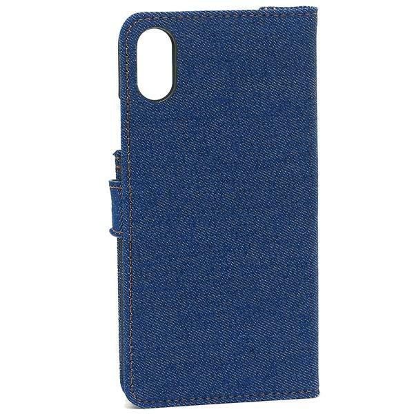 ゲス iphoneケース GUESS GUFLBKPXPOJ DBL iPhone ケース トライアングル ロゴ iPhoneX DARK BLUE 紺 詳細画像