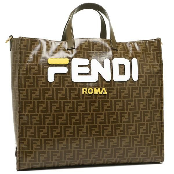 FENDI フェンディ FILA ズッカ柄 トートバッグ ブラウン FENDI