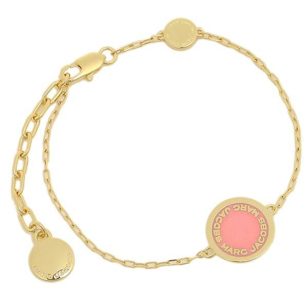 マークジェイコブス ブレスレット アクセサリー MARC JACOBS M0008540 625 ENAMEL LOGO DISC BRACELET レディース バングル LIGHT PINK