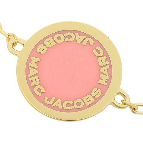 マークジェイコブス ブレスレット アクセサリー MARC JACOBS M0008540 625 ENAMEL LOGO DISC BRACELET レディース バングル LIGHT PINK 詳細画像