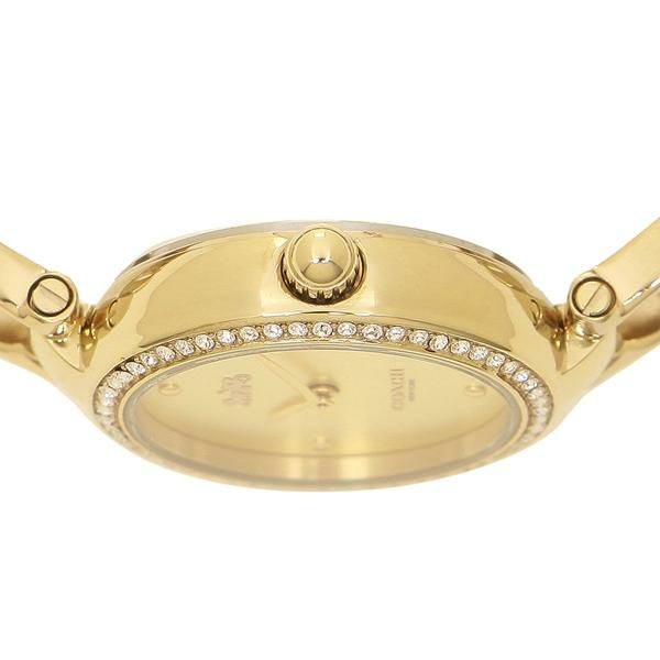 コーチ 時計 COACH 14503171 PARK SIGNATURE C BANGLE パークシグネチャー バングル ブレスレット レディース腕時計ウォッチ イエローゴールド 詳細画像