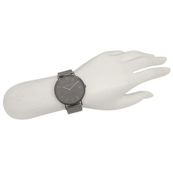 コーチ 時計 COACH 14602145 CHARLES チャールズ 41MM メッシュベルト メンズ腕時計ウォッチ グレー 詳細画像