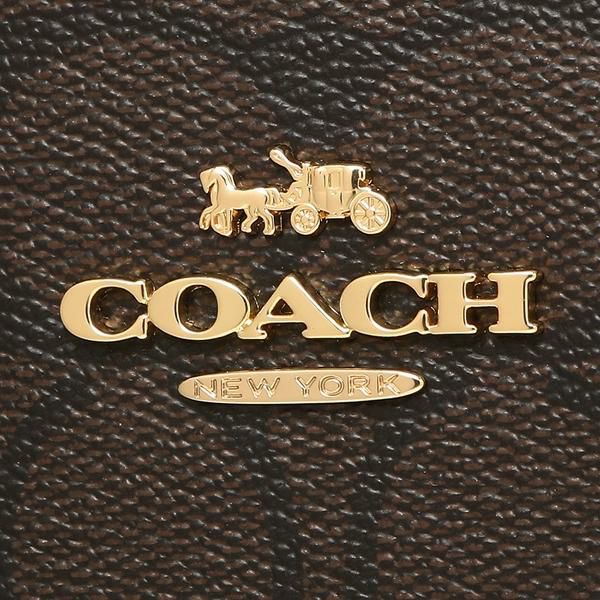 コーチ バッグ COACH F29210 IML72 ファイル クロスボディ シグネチャー キャンバス レディース ショルダーバッグ ブラウン/トゥルーレッド 茶色 詳細画像