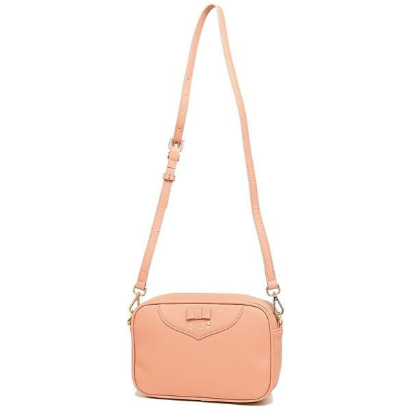 ルビンローザ バッグ Rubin Rosa RR1203 PPK ハートテール CAMERA BAG カメラバッグ レディース ショルダーバッグ 無地 PALE PINK 詳細画像