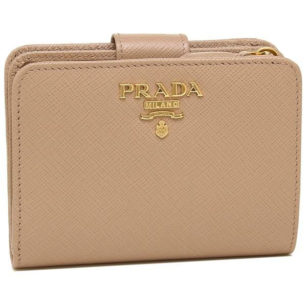 プラダ 財布 PRADA 1ML018 QWA F0236 SAFFIANO レディース 二つ折り財布 無地 CIPRIA