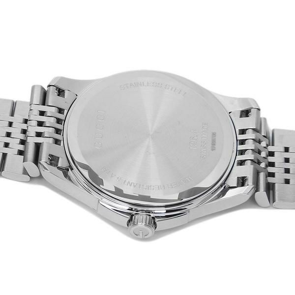 グッチ 時計 GUCCI YA1264107 GーTIMELESS Gタイムレス メンズ腕時計 ウォッチ シルバー/ブラウン 詳細画像