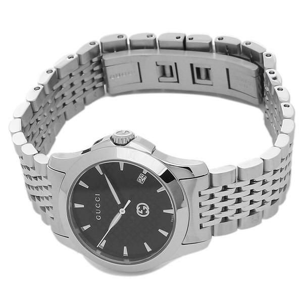 グッチ 時計 GUCCI YA1265006 GーTIMELESS Gタイムレス レディース腕時計ウォッチ シルバー/ブラック 詳細画像