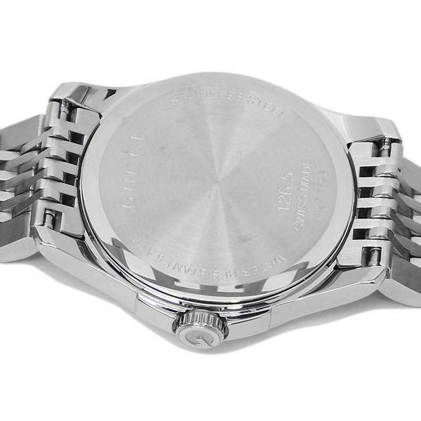 グッチ 時計 GUCCI YA1265006 GーTIMELESS Gタイムレス レディース腕時計ウォッチ シルバー/ブラック 詳細画像
