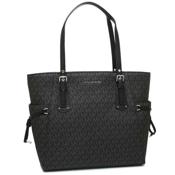 マイケルコース バッグ MICHAEL KORS 30F8SV6T4V EW TOTE レディース トートバッグ BLACK 黒 ブラック