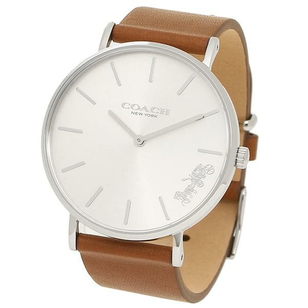 コーチ 時計 レディース ペリー 36MM クォーツ ホワイト ブラウン COACH 14503120 詳細画像