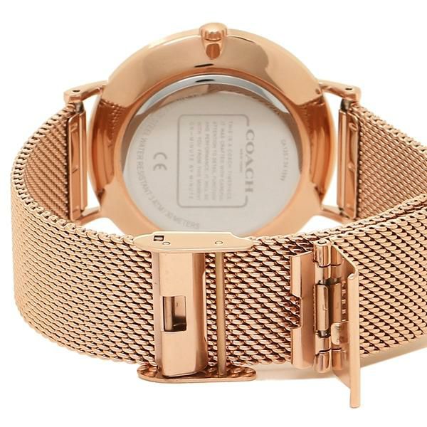 コーチ 時計 COACH 14503126 PERRY ペリー 36MM シグネチャー メッシュベルト レディース腕時計ウォッチ ローズゴールド 詳細画像