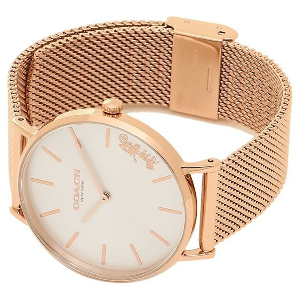 コーチ 時計 COACH 14503126 PERRY ペリー 36MM シグネチャー メッシュベルト レディース腕時計ウォッチ ローズゴールド 詳細画像