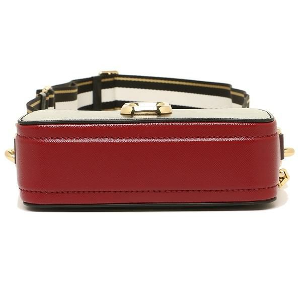 マークジェイコブス バッグ MARC JACOBS M0012007 011 SNAPSHOT スナップショット CAMERA BAG レディース ショルダーバッグ BLACK/RED 詳細画像