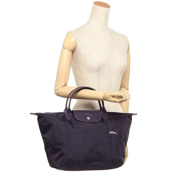 ロンシャン バッグ LONGCHAMP 1623 619 645 LE PLIAGE CLUB ル プリアージュ クラブ レディース トートバッグ 無地 BILBERRY 紫 詳細画像