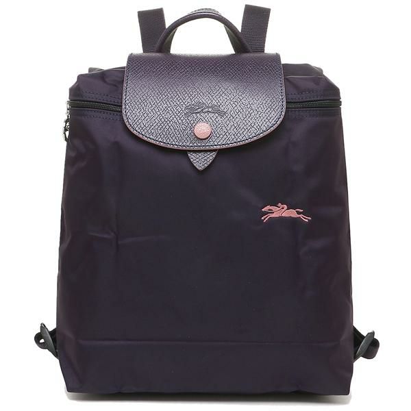 ロンシャン バッグ LONGCHAMP 1699 619 645 LE PLIAGE CLUB ル プリアージュ クラブ レディース リュック・バックパック 無地 BILBERRY 紫 詳細画像