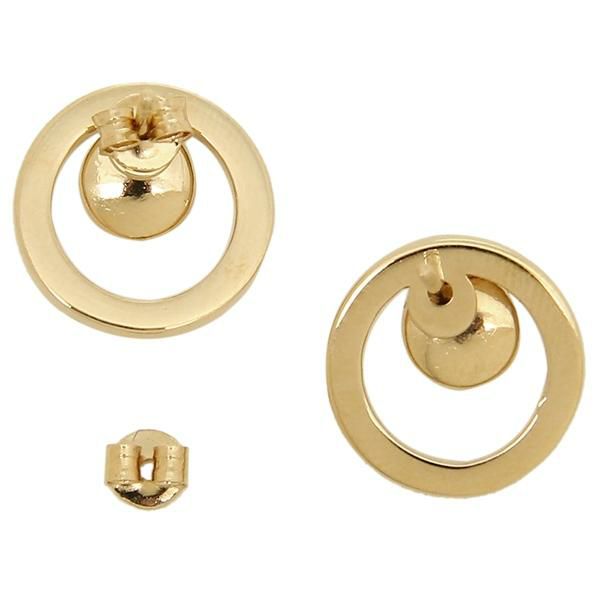 コーチ ピアス アクセサリー COACH F68009 GLD オープンサークル OPEN CIRCLE HALO STUD EARRINGS レディース ゴールド 詳細画像