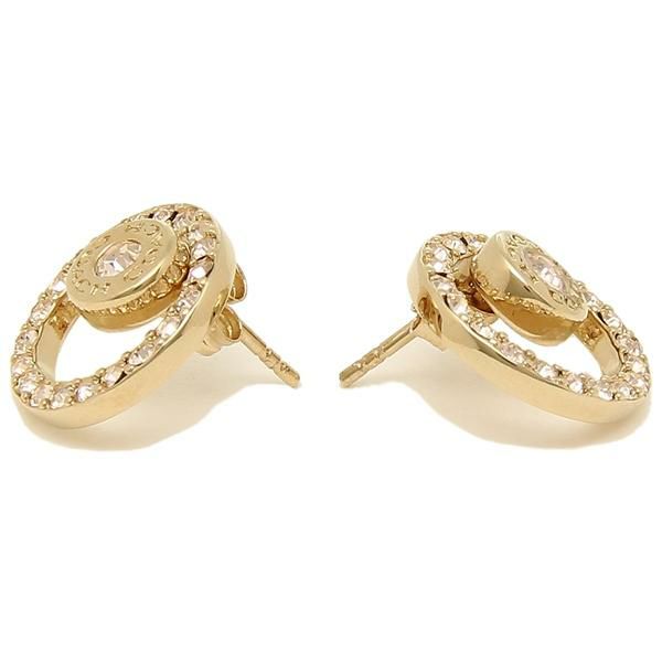 コーチ ピアス アクセサリー COACH F68009 GLD オープンサークル OPEN CIRCLE HALO STUD EARRINGS レディース ゴールド 詳細画像