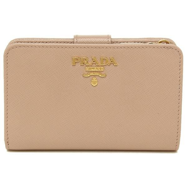 プラダ 財布 PRADA 1ML225 QWA F0236 SAFFIANO METAL ORO レディース 二つ折り財布 無地 CIPRIA 詳細画像