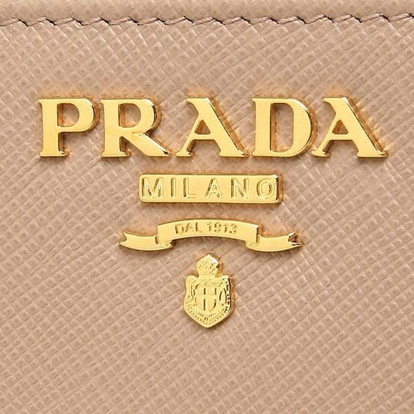 プラダ 財布 PRADA 1ML225 QWA F0236 SAFFIANO METAL ORO レディース 二つ折り財布 無地 CIPRIA 詳細画像