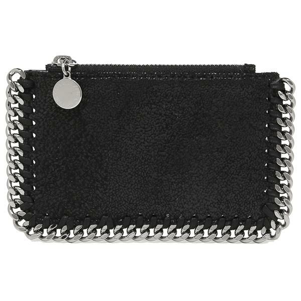 ステラマッカートニー カードケース STELLA McCARTNEY 422364 W9132 1000 CREDIT CARDS HOLDER SHAGGY DEER シャギー ディア レディース 名刺入れ コインケース 無地 BLACK 黒 詳細画像