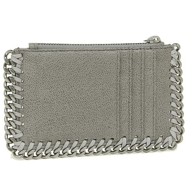 ステラマッカートニー カードケース STELLA McCARTNEY 422364 W9132 1220 CREDIT CARDS HOLDER SHAGGY DEER シャギー ディア レディース 名刺入れ コインケース 無地 LIGHT GREY 詳細画像