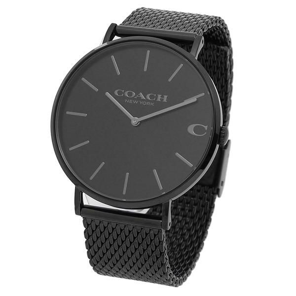 コーチ 時計 COACH 14602148 CHARLES チャールズ 41MM メンズ腕時計 ウォッチ ブラック 詳細画像