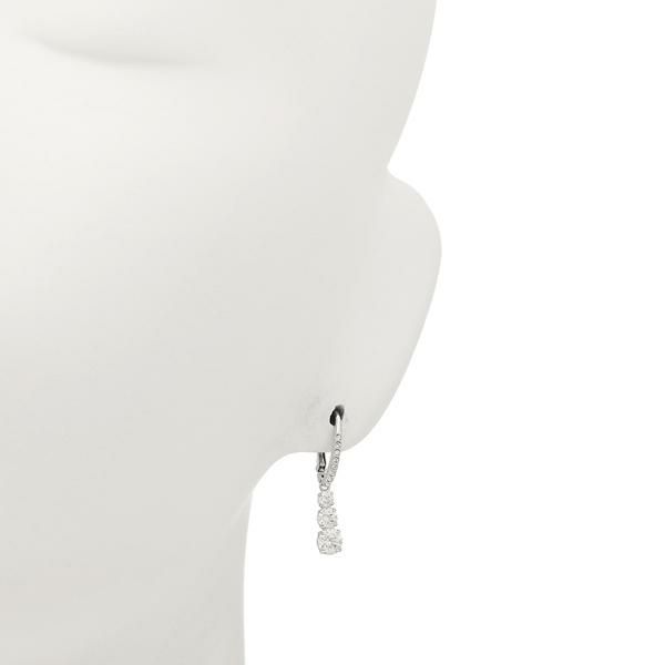 スワロフスキー ピアス アクセサリー SWAROVSKI 5416155 ATTRACT TRILOGY ROUND レディース シルバー/クリア 詳細画像