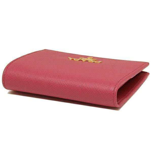 プラダ 財布 PRADA 1MV204 QWA F0505 SAFFIANO METAL ORO サフィアーノ レディース 二つ折り財布 無地 PEONIA 詳細画像