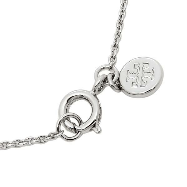 トリーバーチ ネックレス アクセサリー TORY BURCH 53420 042 CRYSTAL LOGO CRYSTAL LOGO DELICATE NECKLACE レディース ペンダント TORY SILVER/CRYSTAL 詳細画像