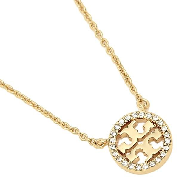 トリーバーチ ネックレス アクセサリー TORY BURCH 53420 783 CRYSTAL LOGO CRYSTAL LOGO DELICATE NECKLACE レディース ペンダント TORY GOLD / CRYSTAL