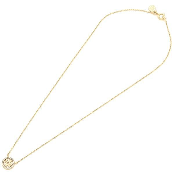 トリーバーチ ネックレス アクセサリー TORY BURCH 53420 783 CRYSTAL LOGO CRYSTAL LOGO DELICATE NECKLACE レディース ペンダント TORY GOLD / CRYSTAL 詳細画像