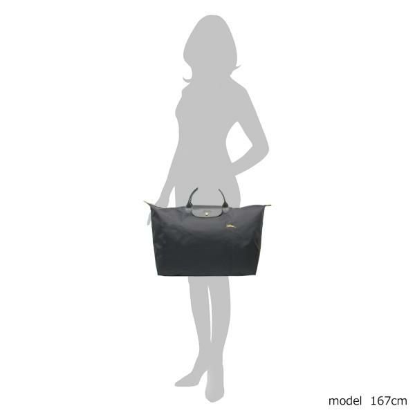 ロンシャン バッグ LONGCHAMP 1624 619 300 LE PLIAGE CLUB ル プリアージュ クラブ SAC PORTE MAIN Lサイズ レディース ハンドバッグ 無地 GUN METAL 詳細画像