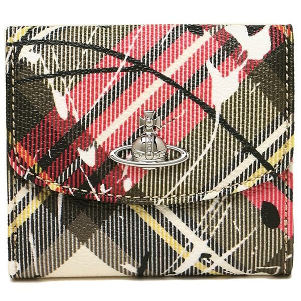 ヴィヴィアンウエストウッド 財布 VIVIENNE WESTWOOD 51150003 10802 O102 DERBY SMALL WALLET ダービー レディース 二つ折り財布 チェック SPLASHES NEW EXHIBITION 詳細画像