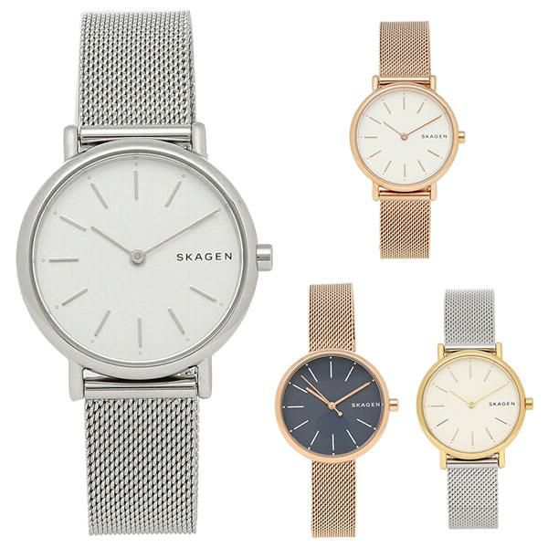 スカーゲン 時計 レディース メンズ シグネチャー 30mm 40mm メッシュベルト クォーツ SKAGEN