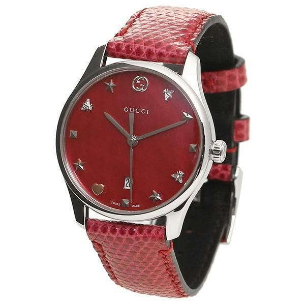 グッチ 時計 GUCCI YA126584 G-TIMELESS Gタイムレス 29mm レディース腕時計ウォッチ レッド 詳細画像