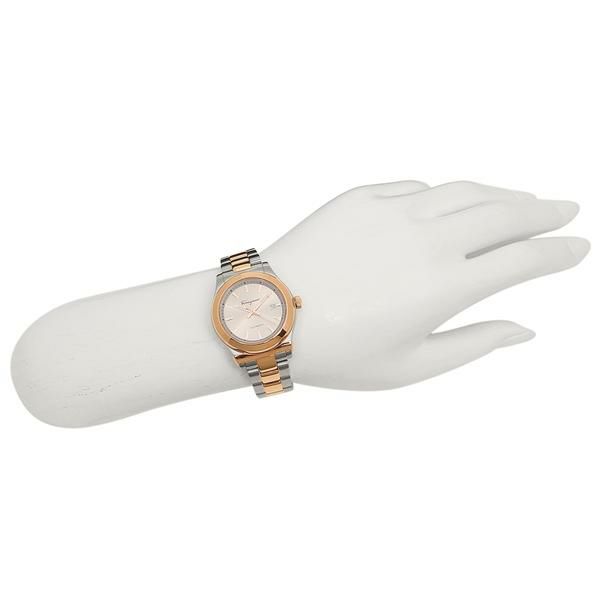 サルヴァトーレフェラガモ レディース Salvatore Ferragamo SFDJ00118 1898シリーズ レディース腕時計ウォッチ シルバー/ローズゴールド 詳細画像