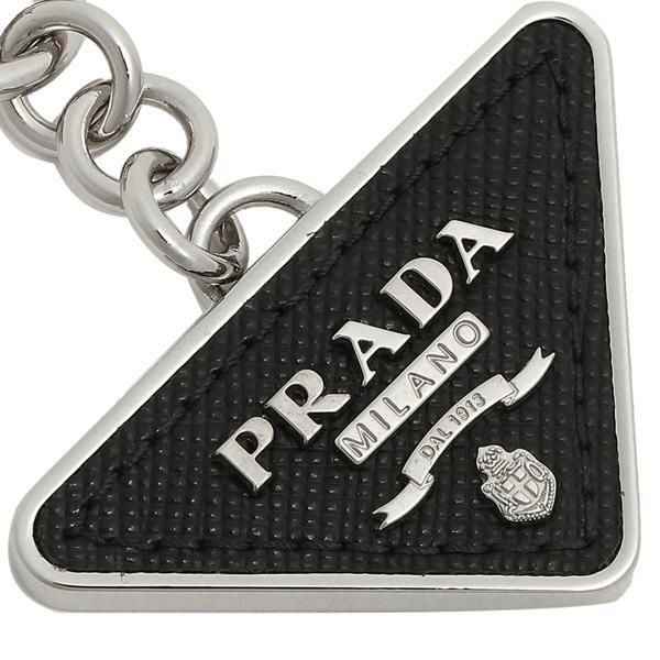 プラダ キーリング PRADA 2PP080 053 F0002 SAFFIANO サフィアーノ ブラック メンズ レディース ユニセックス キーホルダー 詳細画像