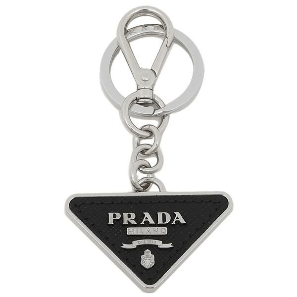 プラダ キーリング PRADA 2PP080 053 F0002 SAFFIANO サフィアーノ ブラック メンズ レディース ユニセックス キーホルダー 詳細画像