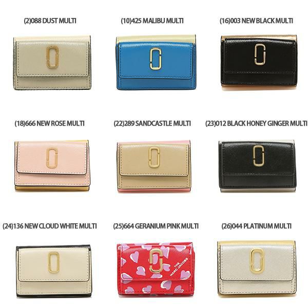 マークジェイコブス 二つ折り財布 スナップショット ミニ財布 レディース MARC JACOBS M0014492 M0013597 詳細画像